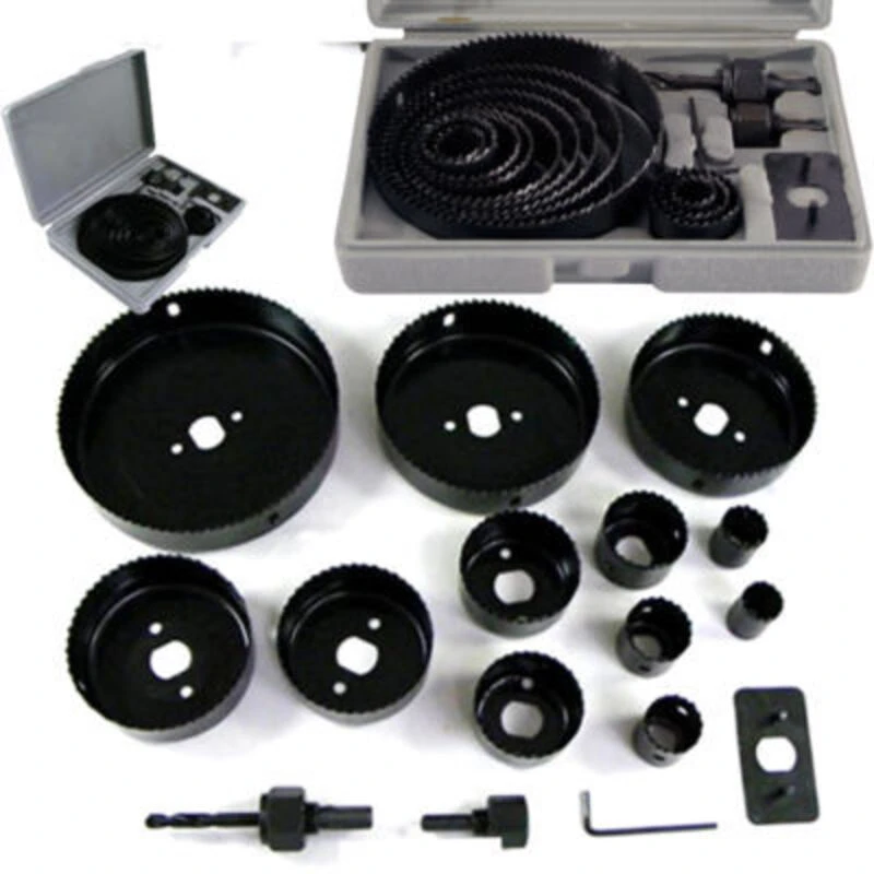 Image of Toolzone 16 Piece Hole Saw Set In Blow Mould Case KDPHS001