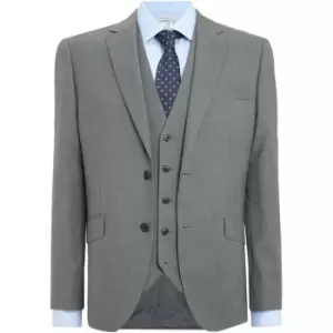 Image of Howick Tailored Ellsworth slim fit suit jacket - Grey