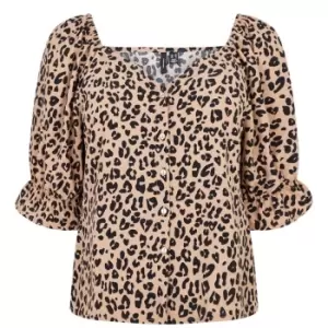 Image of VERO MODA Print Catch Shirt - Beige