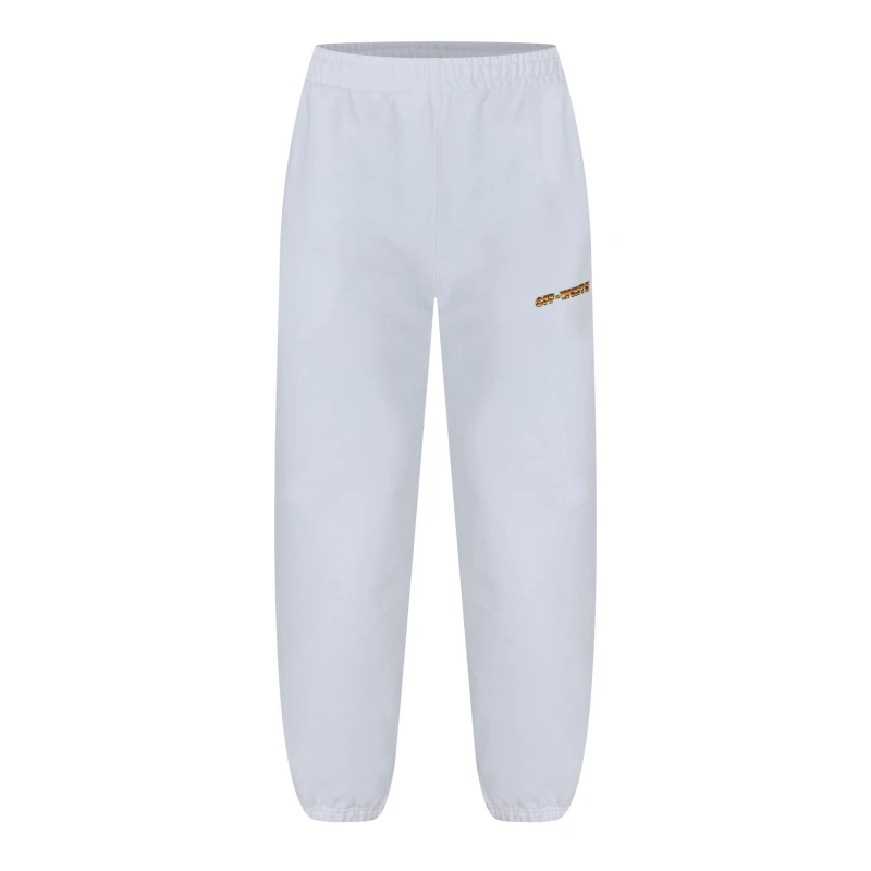 Image of Off White Mens Arrow Logo Joggers Sweatpants White male S