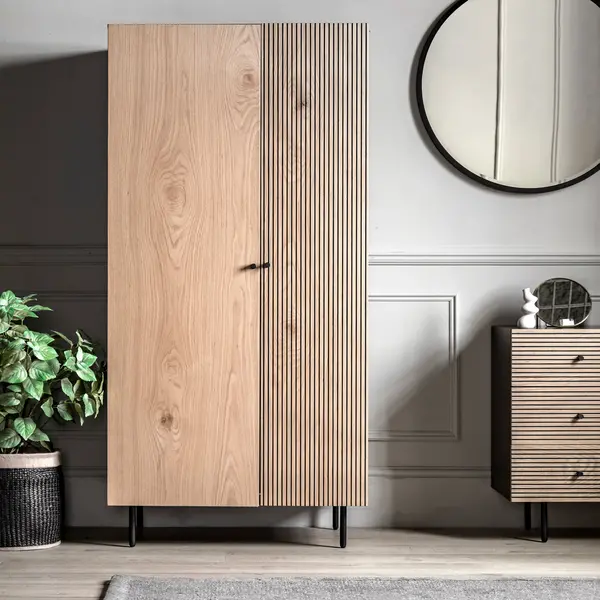 Image of Hanwell 2 Door Wardrobe Natural