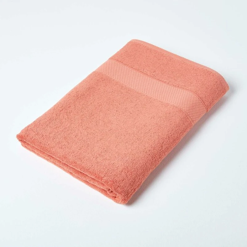 Image of Homescapes Turkish Cotton Jumbo Towel Burnt Orange