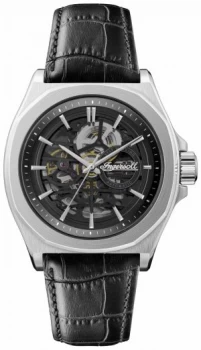 Image of Ingersoll Mens 1892 The Orville Automatic Black Leather Watch