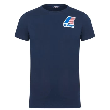 Image of Kway Pete Macro T Shirt - Blue