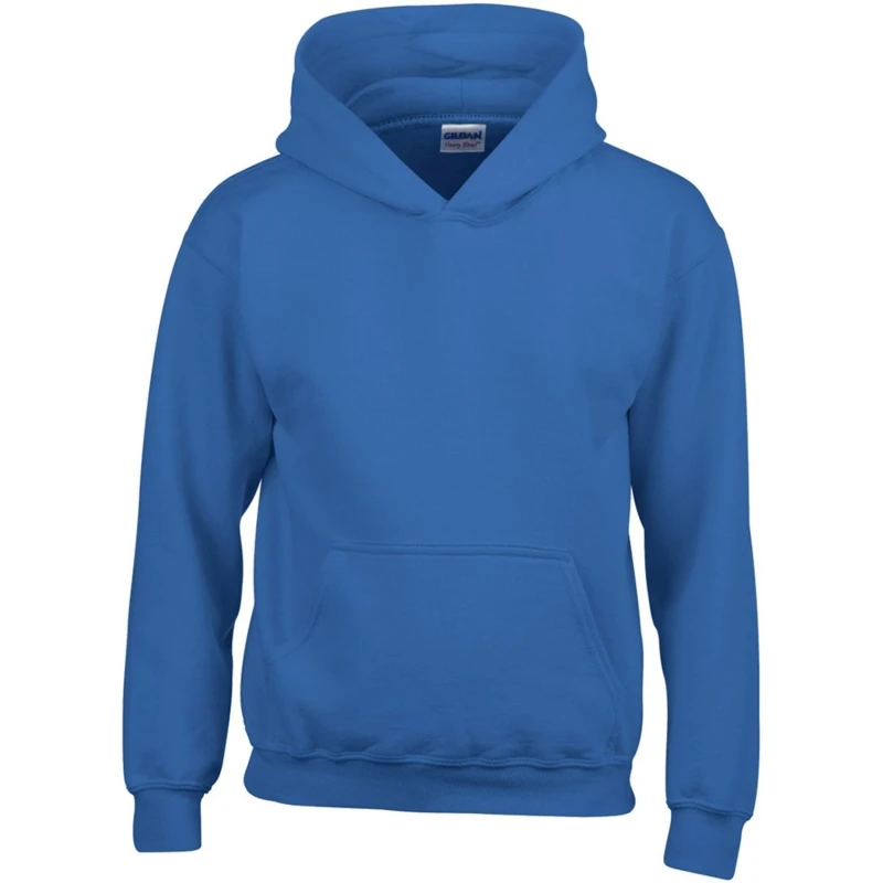 Image of Gildan Heavy Blend Hooded Sweatshirt Top Hoodie in Royal Size: XS Royal Unisex XS