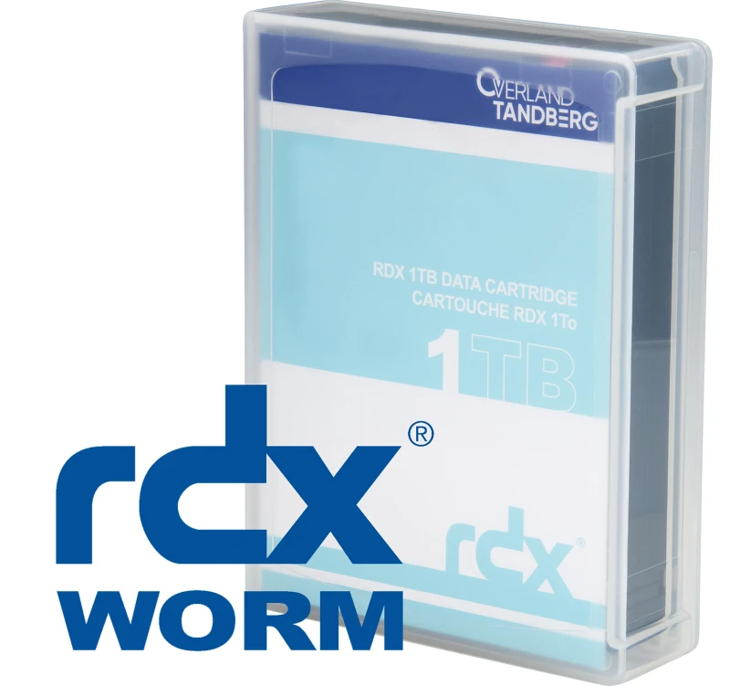 Image of Overland-Tandberg O-T RDX 1.0TB WORM Cartridge (single)