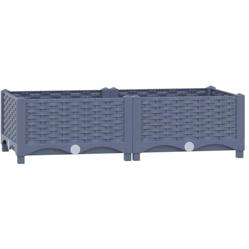 Image of VIDAXL Vidaxl - Raised Bed 80x40x23cm Polypropylene 8720286091999