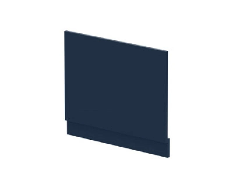 Image of Balterley Edge/Power Straight End Bath Panel & Plinth, 700mm - Matt Midnight Blue Blue unisex