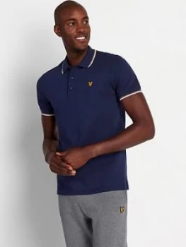 Image of Lyle & Scott Tipped Polo Shirt - Navy