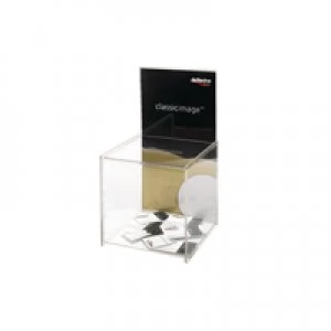Image of Deflecto Clear Suggestion BoxSign Holder DE66001