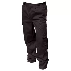 Image of Result Unisex Work-Guard Windproof Action Trousers / Workwear (2XLR) (Black)