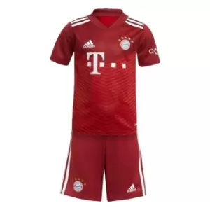 Image of adidas FC Bayern 21/22 Home Mini Kit Kids - Red