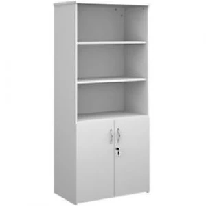 Image of Dams International Combination Unit Lockable with 4 Shelves Melamine Universal 800 x 470 x 1790mm White