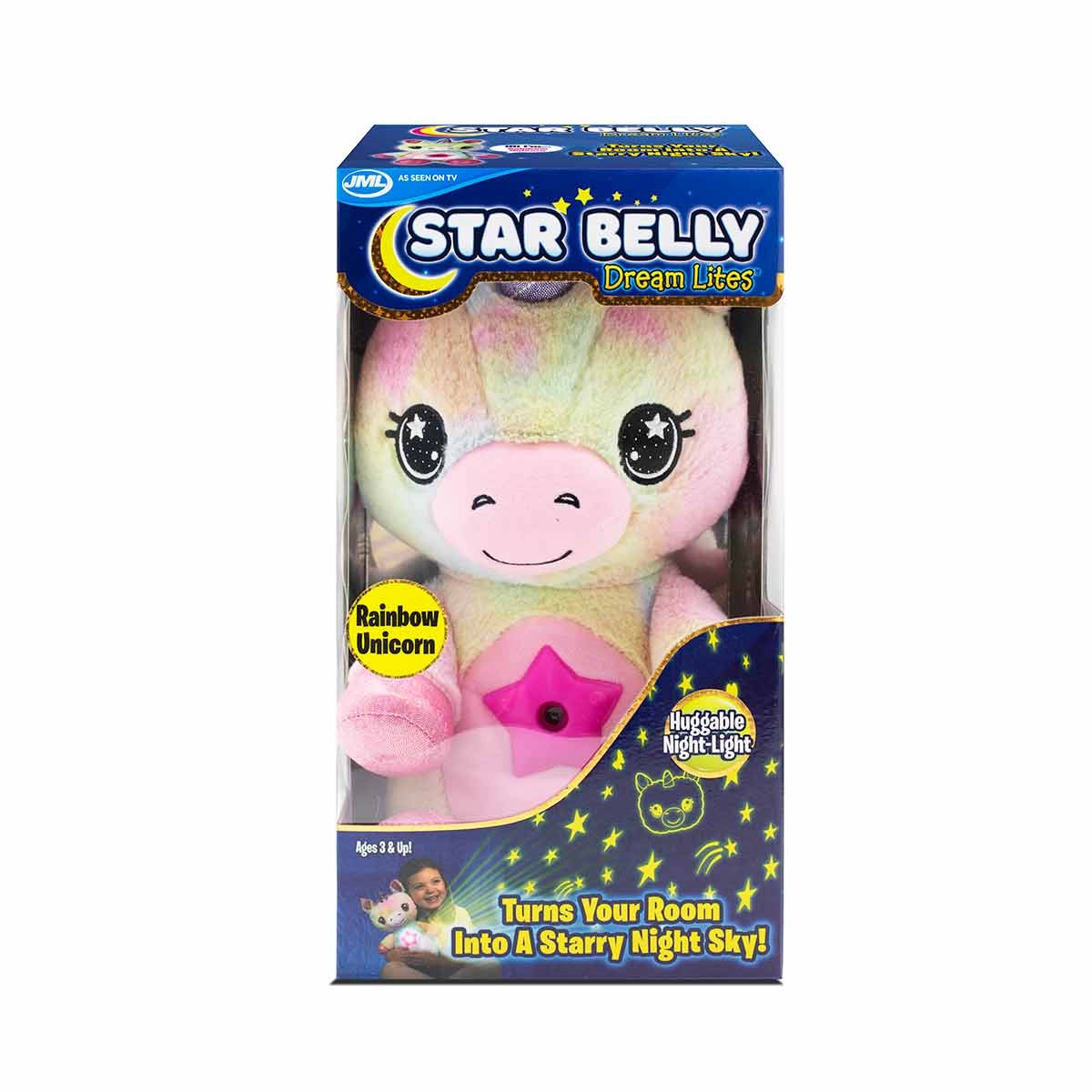 Image of JML Star Belly Unicorn Cuddly Toy