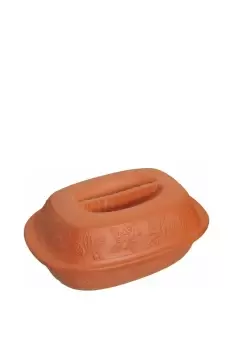 Image of Terracotta Roasting Pot with Lid