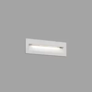 Image of Nat Outdoor LED Recessed Wall Light White IP65