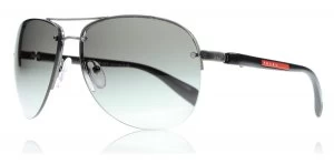 Image of Prada Sport PS56MS Sunglasses Gunmetal / Black 5AV3M1 65mm