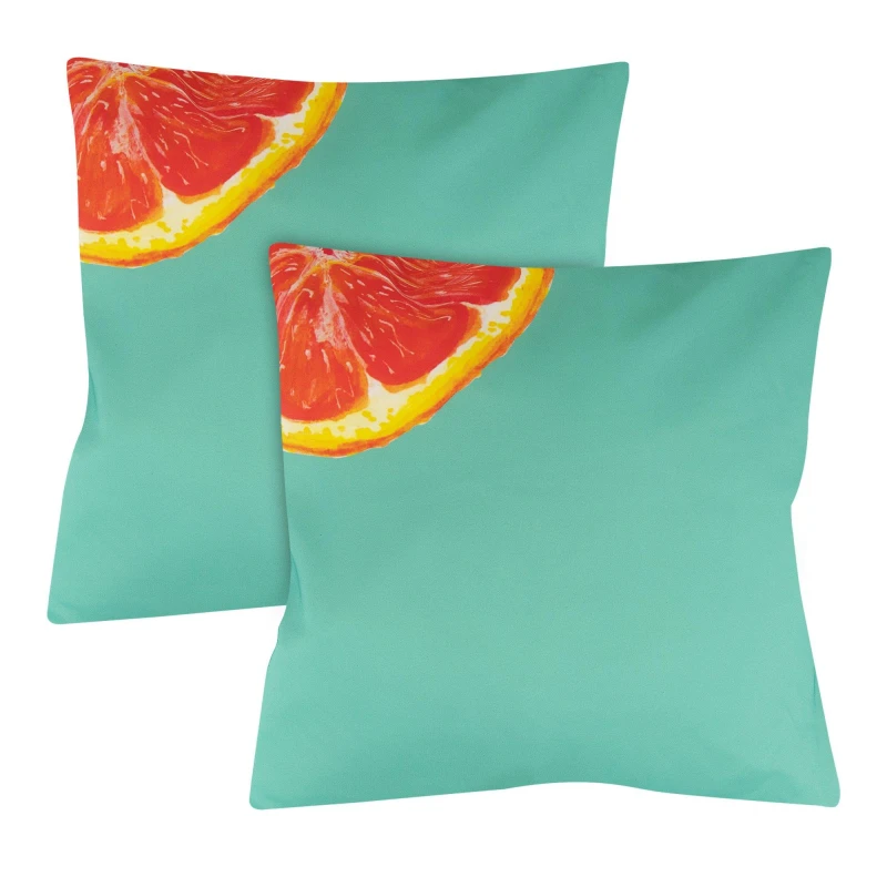 Image of Streetwize Outdoor Scatter Cushions - Grapefruit - Multi Multi 45x45cm