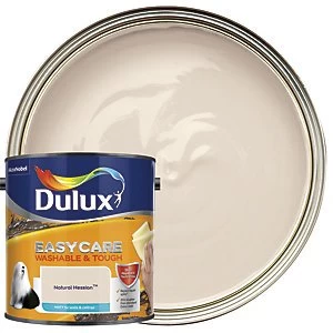 Image of Dulux Easycare Washable & Tough Natural Hessian Matt Emulsion Paint 2.5L