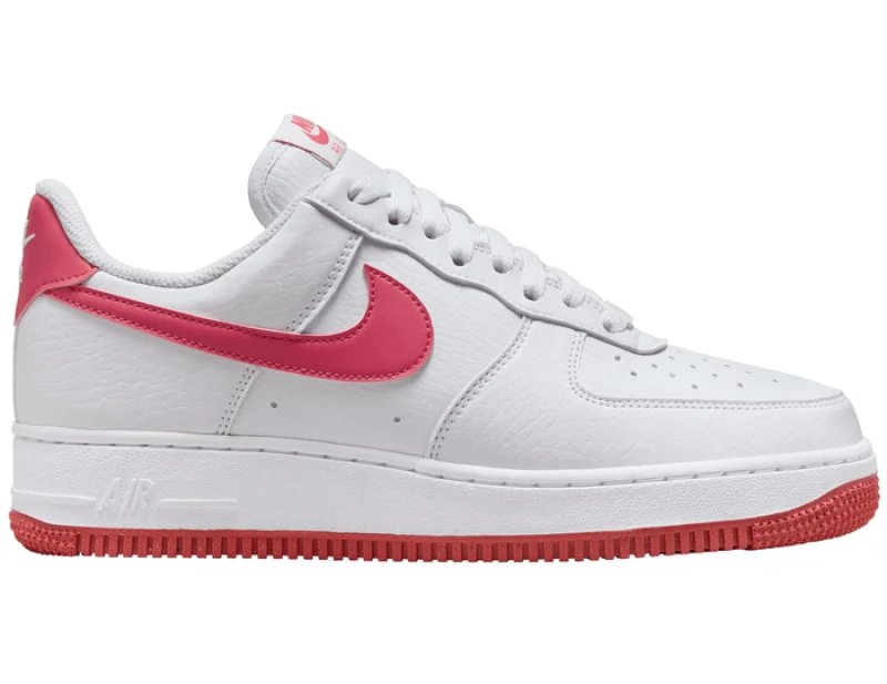 Image of Nike Womens Air Force 1 Lo (W) Trainers White Aster Pink, 4