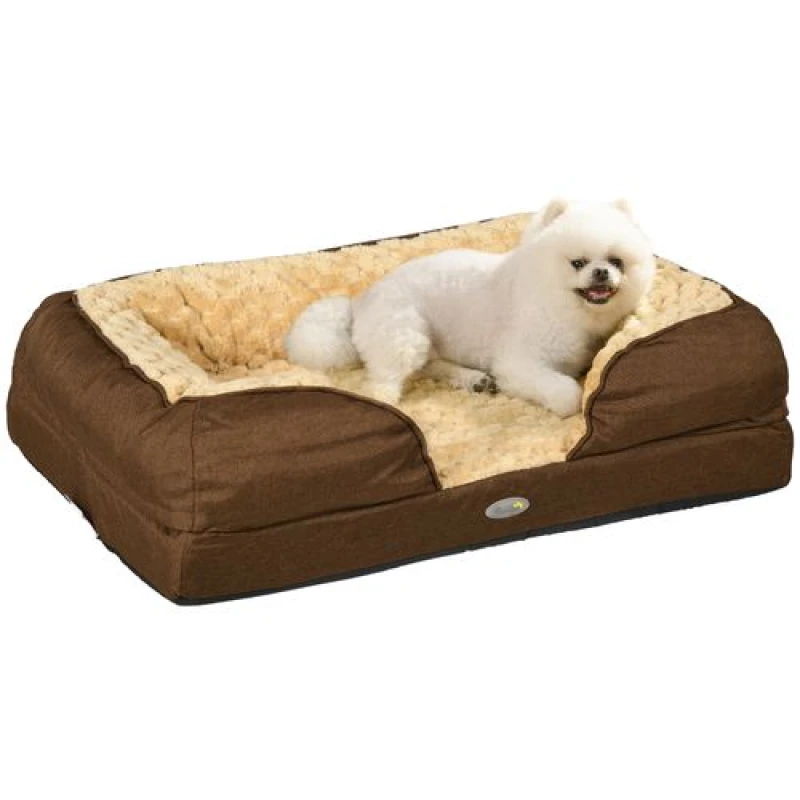 Image of PawHut Dog Bed Calming Pet Bed Dog Mattress for Medium Dogs Grey - Pawhut 5056725568696