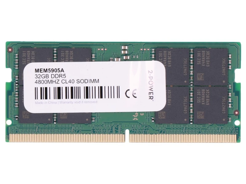 Image of 2-Power MEM5905A memory module 32GB 1 x 32GB DDR4 260-pin SO-DIMM