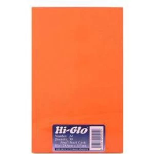Image of Hi-Glo Cards (Pack of 50) 8' x 5"