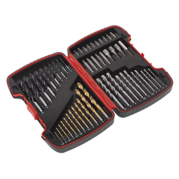 Image of Genuine SEALEY AK4752 Drill & Bit Accessory Set 52pc
