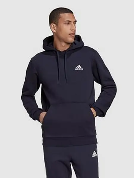 Image of Adidas adidas Essentials Fleece Hoodie Navy Male XL44/48 DJ19725