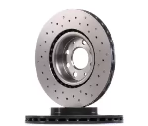 Image of BREMBO Brake disc OPEL,FIAT,VAUXHALL 09.4939.3X 55700922,55700923,71773404 Brake rotor,Brake discs,Brake rotors 5569025,93188918
