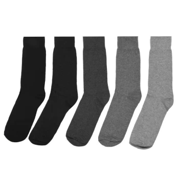 Image of Howick Marl 5 Pack Socks - Grey