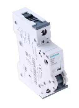 Image of Siemens Sentron 16A MCB Mini Circuit Breaker1P Curve C, Breaking Capacity 6 kA