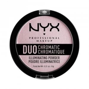 Image of NYX Professional Makeup Duo Chromatic Illuminating Powder Lavender street