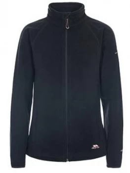 Image of Trespass Nonstop Full Zip Fleece - Black