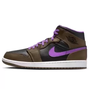 Image of Jordan Air Jordan 1 Mid, Palomino/White-Wild Berry, size: 12, Male, Lifestyle Shoes, DQ8426-215
