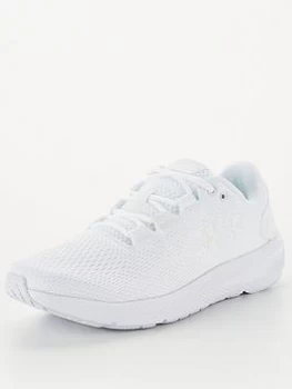 Image of Under Armour Running Charged Pursuit 2 - White, Size 7, Men