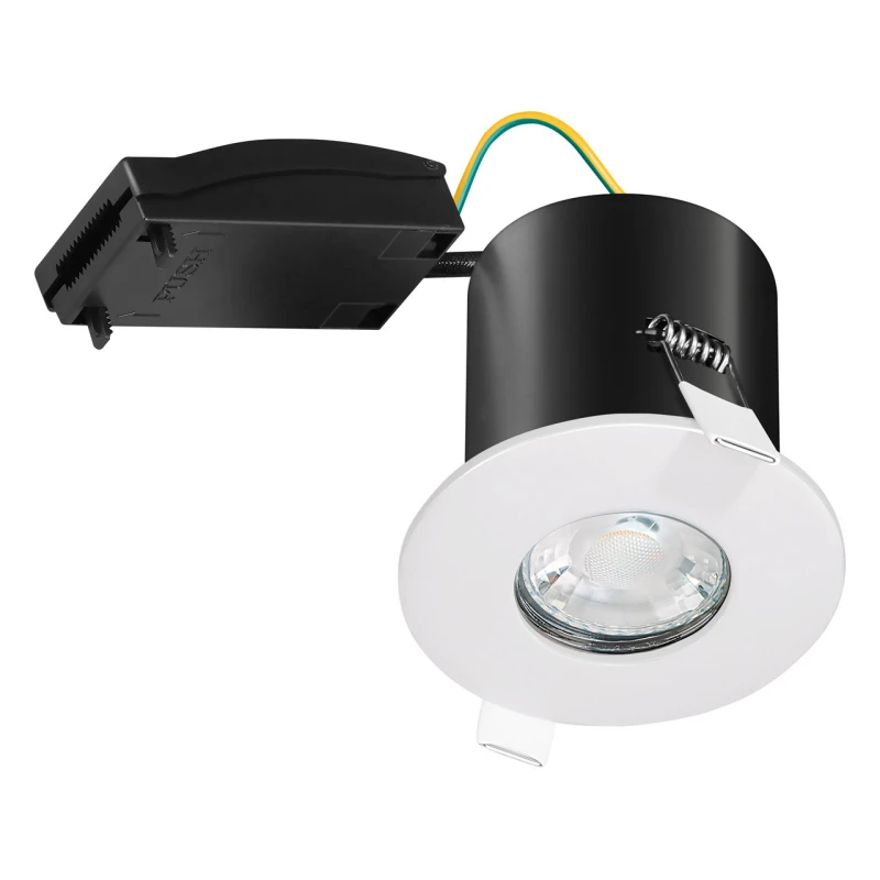 Image of Phoebe LED GU10 Fire Rated Downlight Firesafe White Fixed