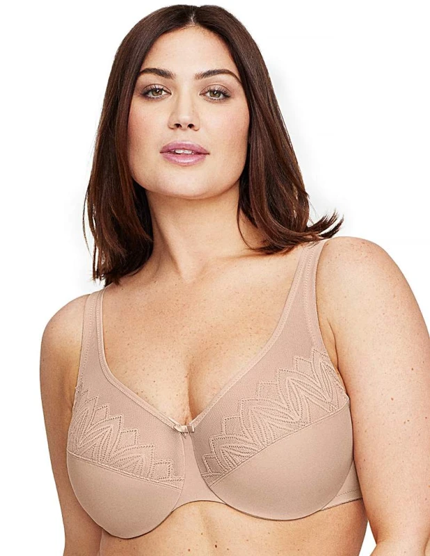 Image of Glamorise Glamorise 9003 Wonder Wire Bra Cafe - Glamorise - Size: 42E Cafe Female 42E FE52535
