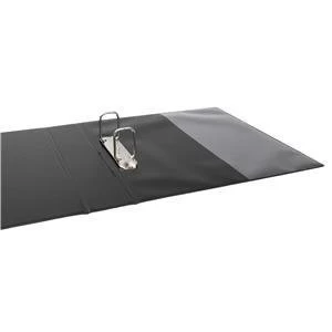 Image of Original Elba Leverless Arch A4 40mm Heavy Duty PVC 2 Arch Ring Ring Binders Black Pack of 5