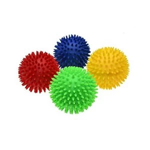 Image of Pre-Sport Unisex-Youth Soft Touch Spike Ball, Red, 100mm
