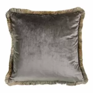 Image of Crossland Grove Ombre Velvet Cushion Teal 450x450mm