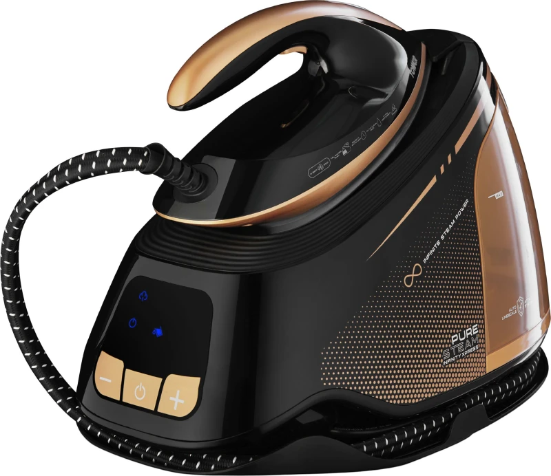Image of Tower PureSteam Infinity Xpress T22030GLD Steam Generator Iron - Black / Gold