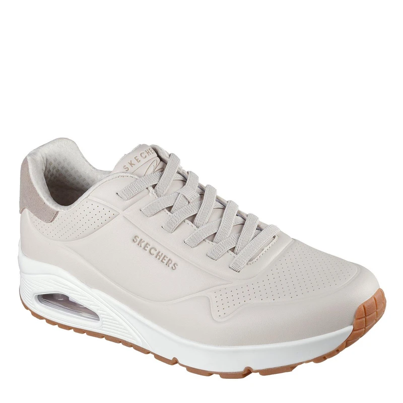 Image of Skechers Mens Harry Kane Collab Bungee Lace Low-Top Trainers Taupe male 8 (42)