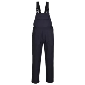Image of Biz Weld Mens Flame Resistant Bib and Brace Navy S