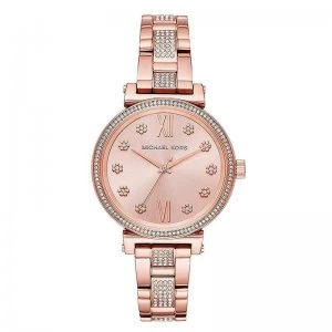 Image of Michael Kors Rose Gold Tone Ladies Watch