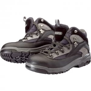 Image of Draper Mens Safety Hiker Boots Black / Blue Size 4