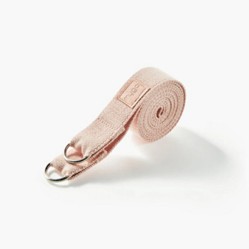Image of Myga Adjustable Blush Cotton Yoga Belt Sling Strap