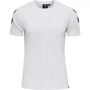 Image of Hummel Chevron T Shirt Adults - White