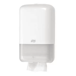 Image of Tork T3 Folded Toilet Tissue Dispenser White 556000