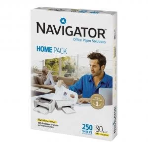 Image of Navigator A4 Homepack Paper 80gsm 250 Sheets White 127415